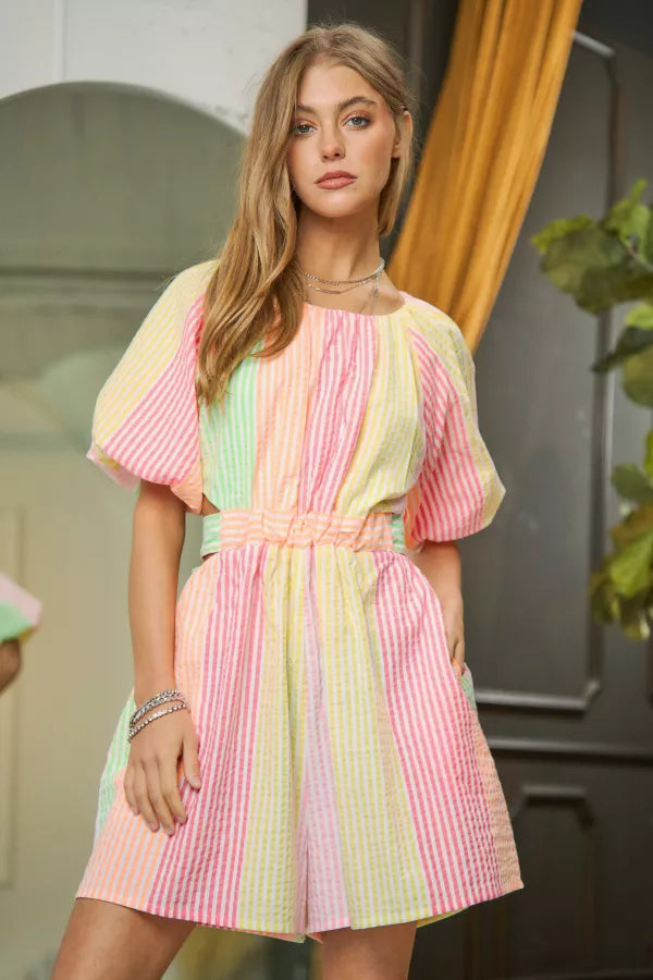 Neon Queen Romper( Up to Size XL)