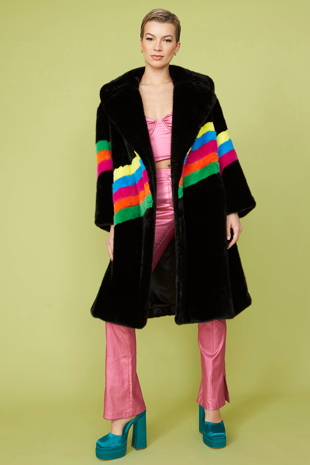 {PRE-ORDER, ARRIVING MID NOV.} "Color of Life" Faux Fur Coat
