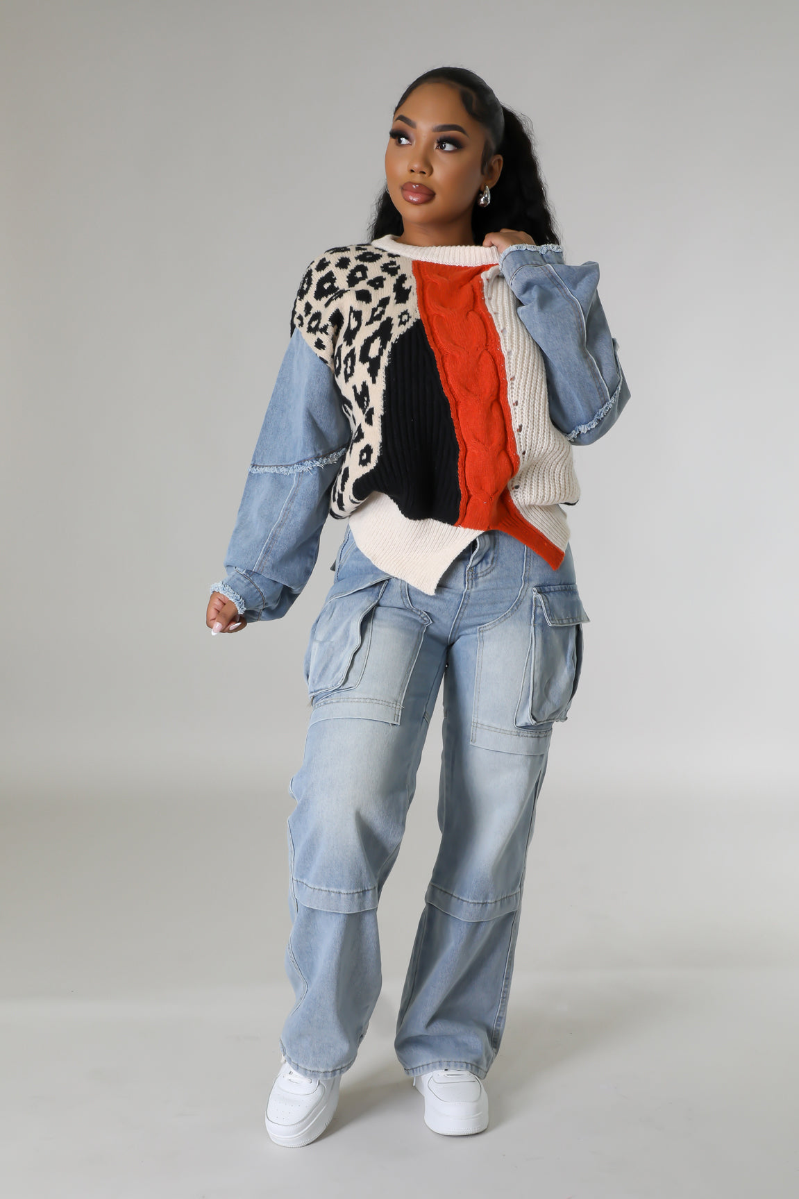 "Mix & Match" Denim Top