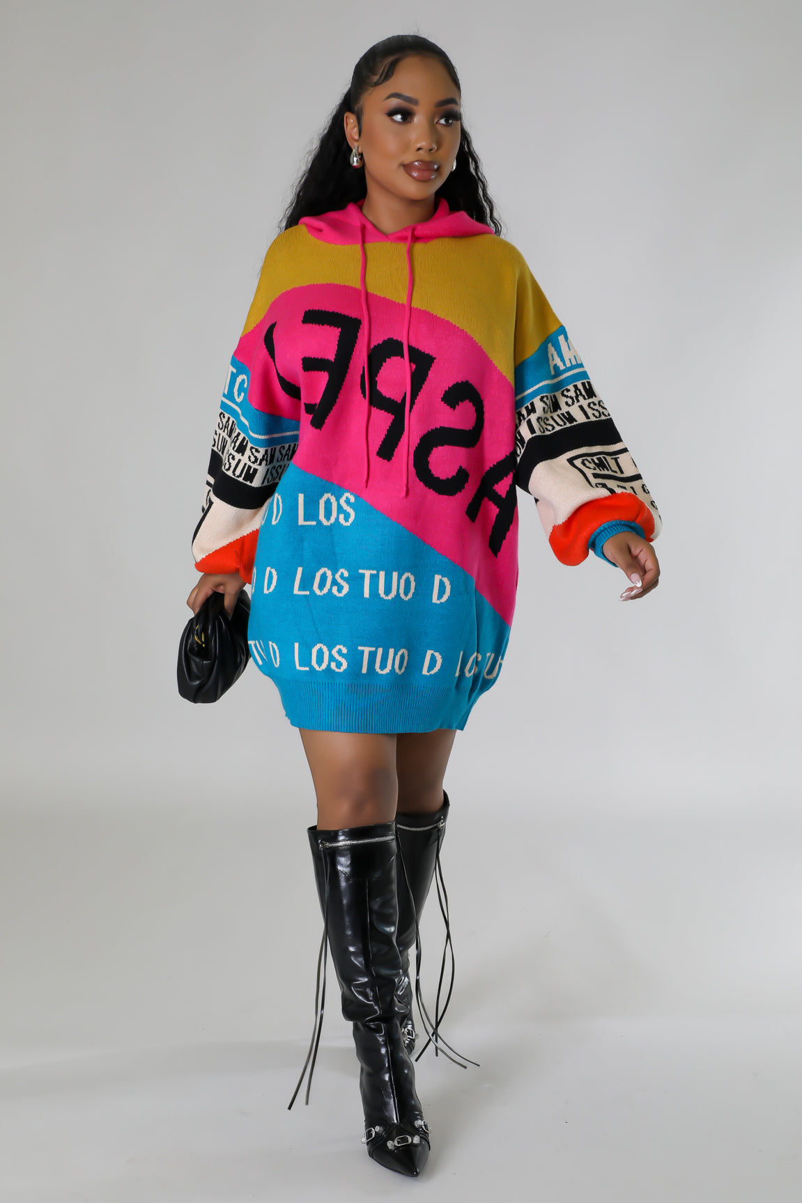 "Check It Out" Sweater/Dress