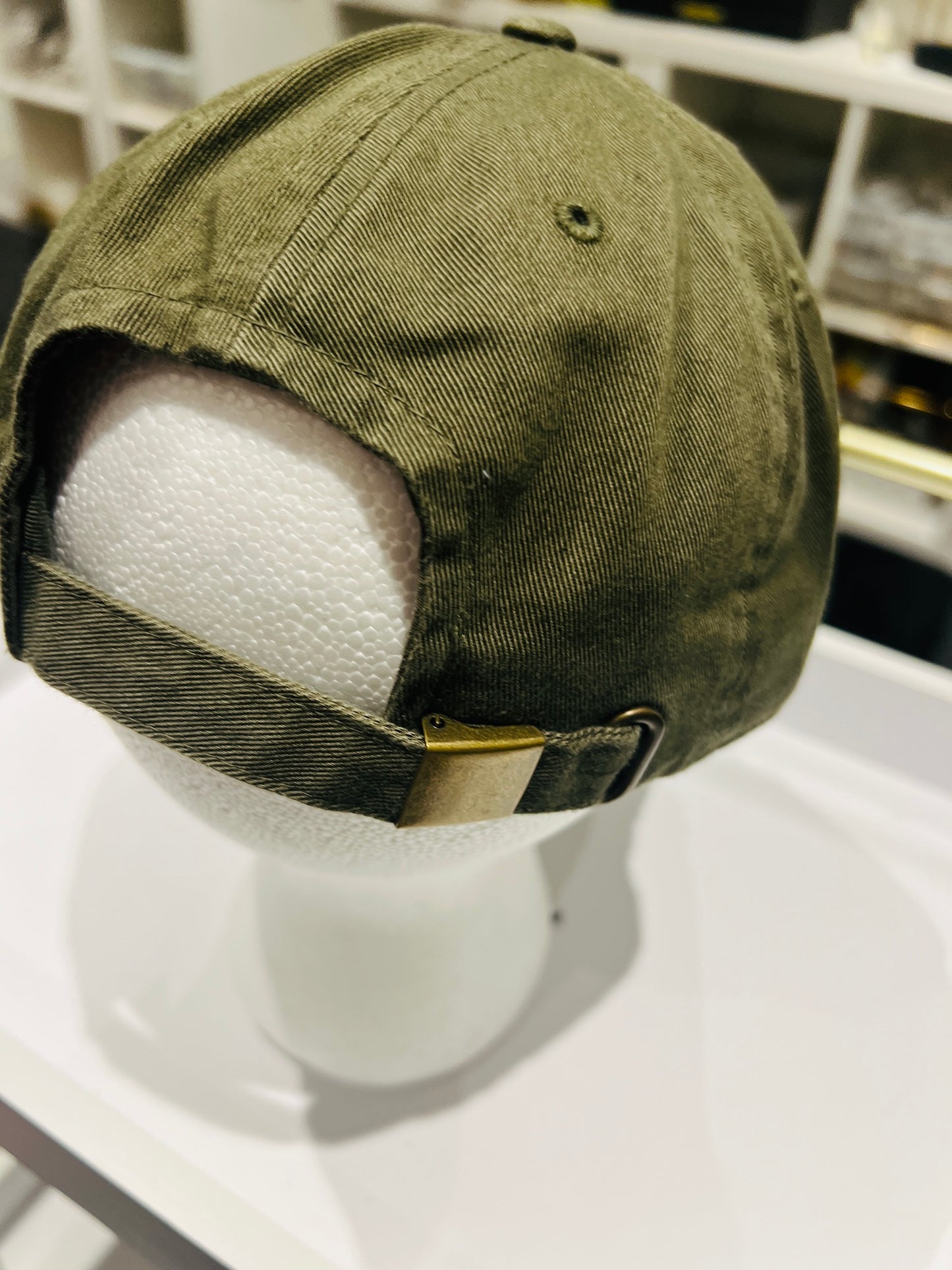 {CC15} Designer Inspired Dad Hat - Olive Green
