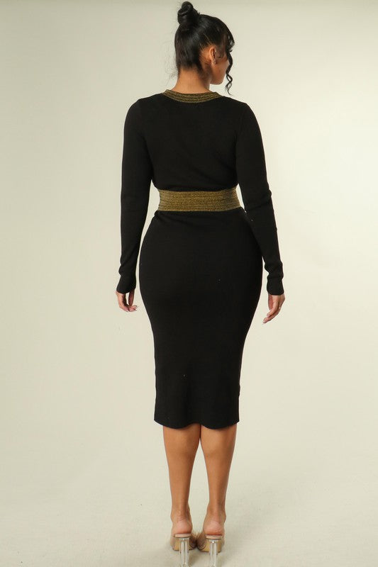 "Yes Sir" Midi Dress