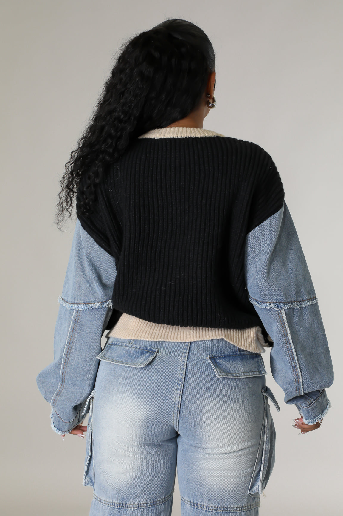 "Mix & Match" Denim Top