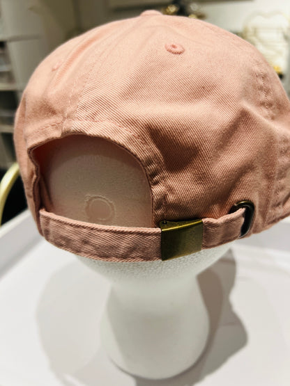 {LV12} Designer Inspired Dad Hat - Blush Pink