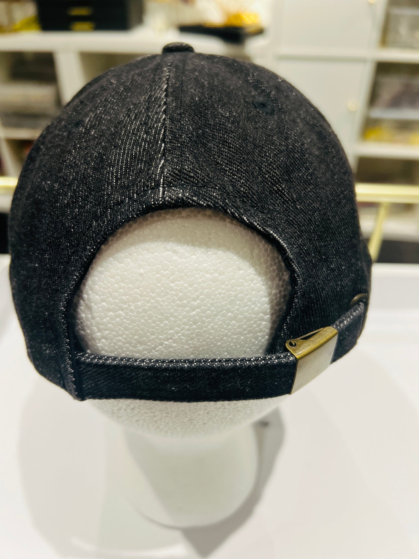 {LV5} Designer Inspired Dad Hat - Black Denim