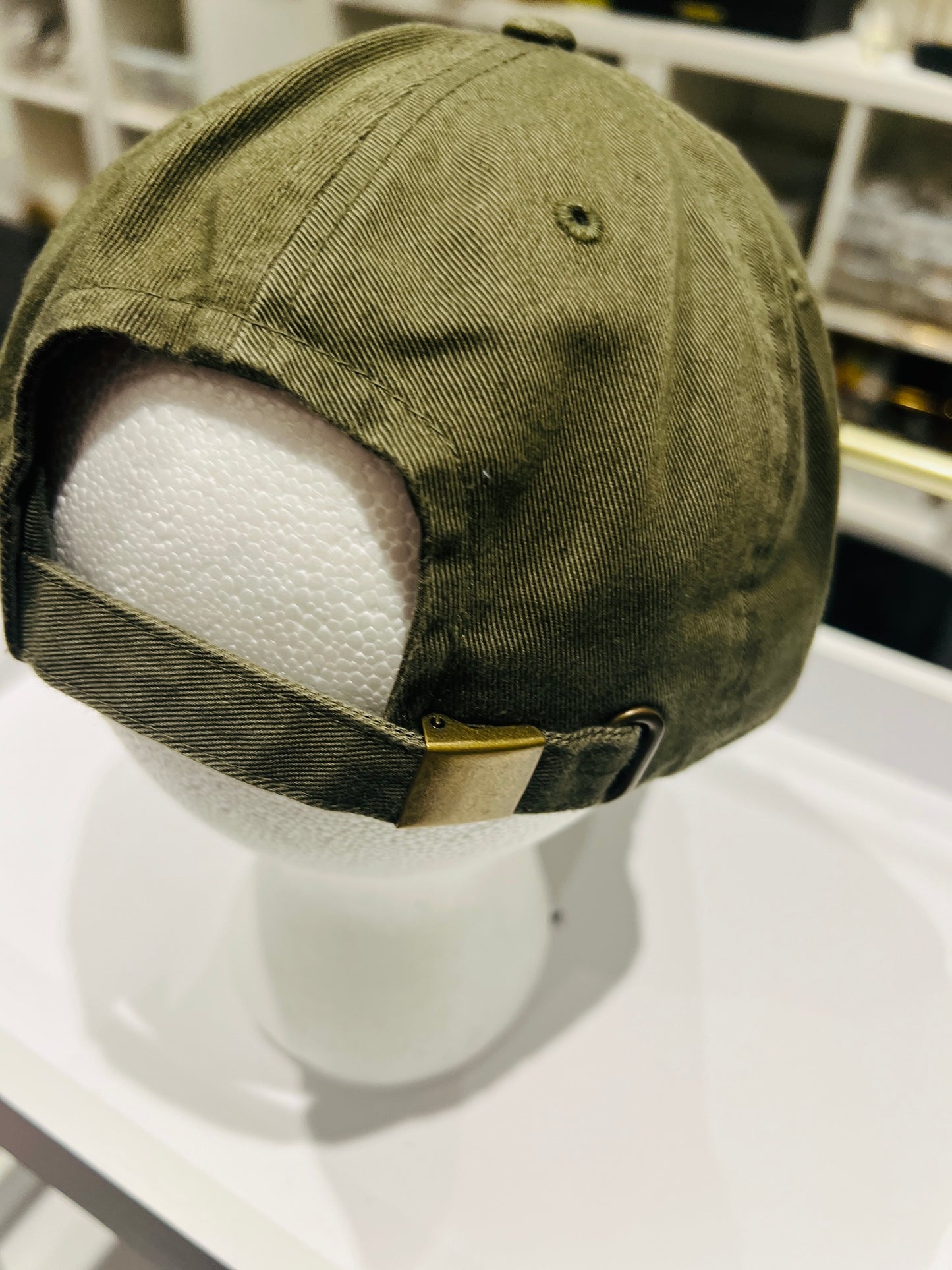 {CC14} Designer Inspired Dad Hat - Olive Green