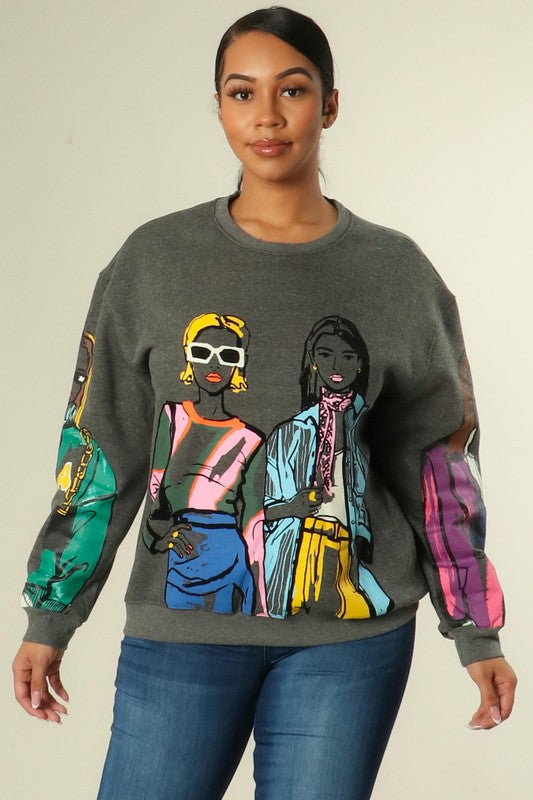 "Sista Keeper" Graphic Sweatshirt
